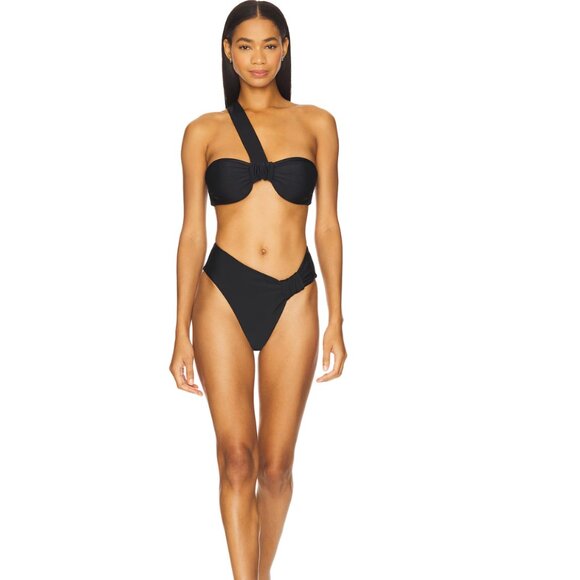 Lovewave Alexi Black Bikini Set Revolve – Top S / Bottom XS - Picture 1 of 4